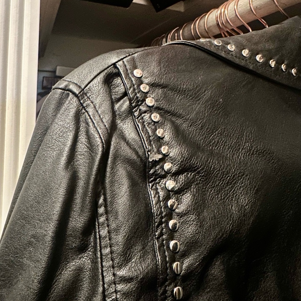 Philosophy Studded Leather Jacket - image 6